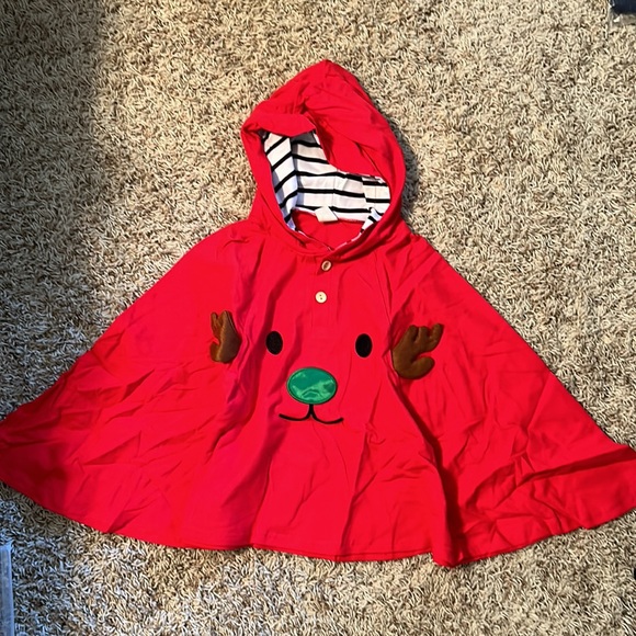 Reindeer Pancho - Size 6 - Picture 1 of 4